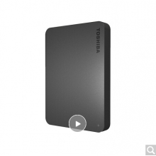东芝(TOSHIBA) 2TB USB3.0 移动硬盘 新小黑A3 2.5英寸 兼容Mac 轻薄便携 稳定耐用