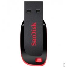 闪迪（SanDisk）16GB USB2.0 U盘 CZ50酷刃 黑红色 时尚设计 安全加密软件
