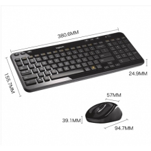 罗技（Logitech）MK365 键鼠套装 无线键鼠套装 办公键鼠套装 黑色