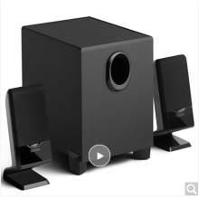 漫步者（EDIFIER） R101V 2.1声道多媒体音箱 音响 电脑音箱 黑色