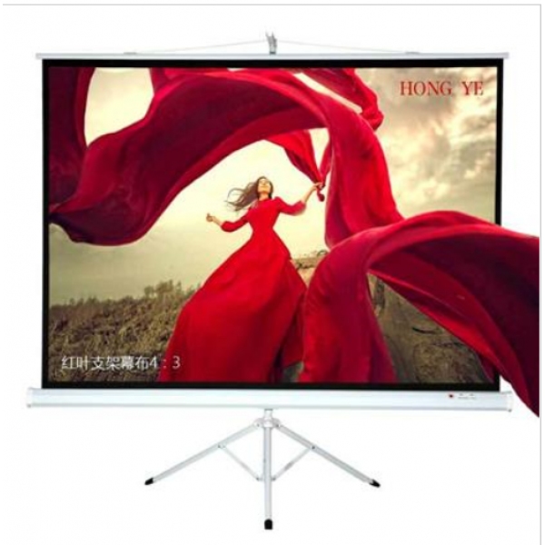 红叶(redleaf)100英寸 支架 4:3 投影幕布